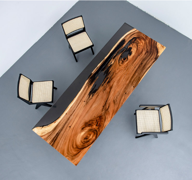 Wood-00192 Epoxy Table -| Dining table | Conference Table