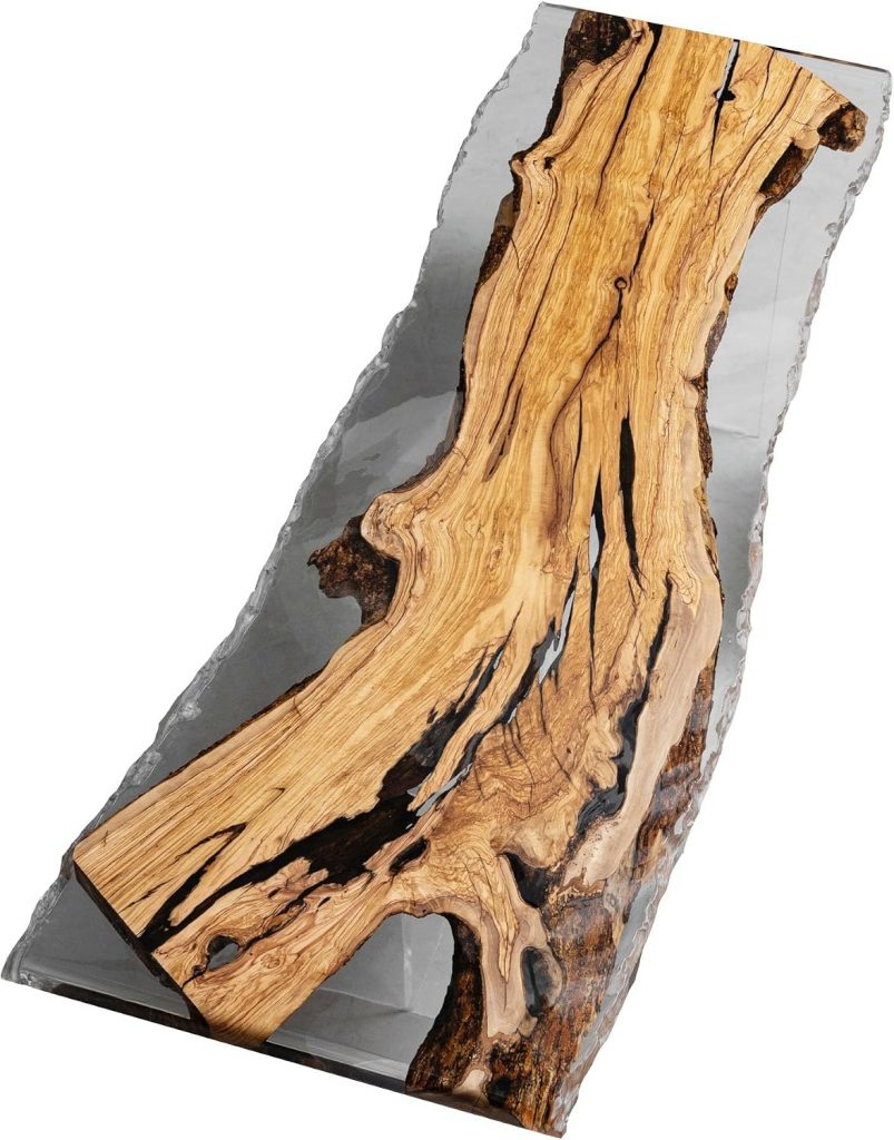 Handmade Customized Epoxy Resin Table, Olive Wood | Custom Large Resin Table, Living Room Table, River Dining Table, Natural Wood Epoxy Coffee Table, Wooden Kitchen Table