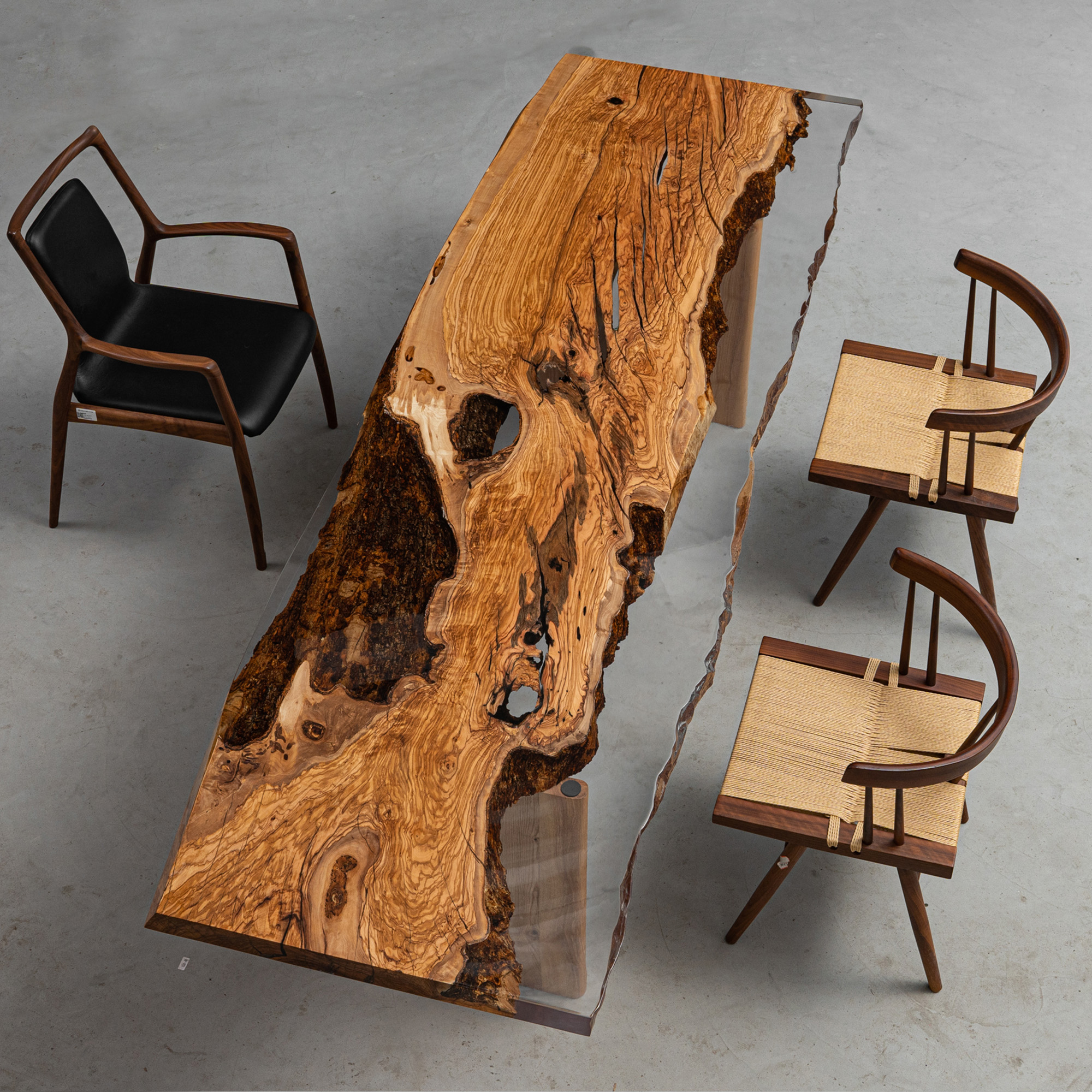 Handmade Customized Epoxy Resin River Table, Black Walnut | Natural Wood, Coffee Table, Living Room, Dining Room, Kitchen, Home Decor