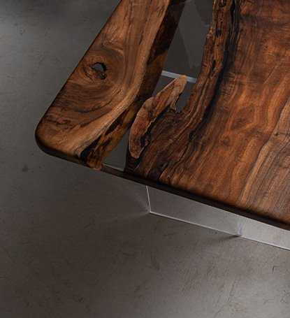 Handmade Customized Epoxy Resin River Table, Black Walnut | Natural Wood, Coffee Table, Living Room, Dining Room, Kitchen, Home Decor